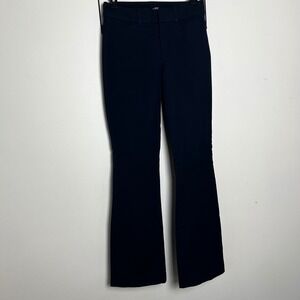 Old Navy Pixie Flare High Rise Navy Blue Secret Smooth Pocket Pants Women Size 2